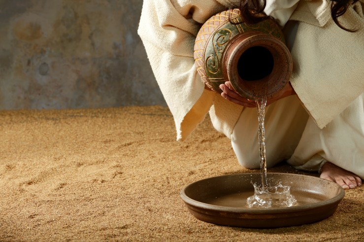 Jesus with Water shutterstock_254984161